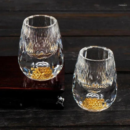 Luxe Kristallen Shotglazen Set 6 stuks | Hoogwaardig Kristal Design | Ideaal voor Whisky Wodka Likeur | Feestelijke Sfeer | Tijdloze Elegantie | Makkelijk Onderhoud | Perfect voor Diners en Feestjes | Verfijning in Elk Detail