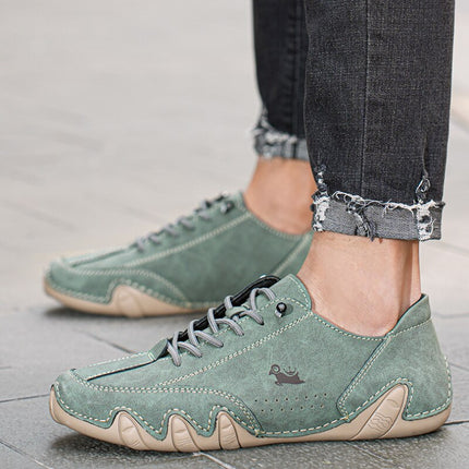UltraFlex Leer Barefoot Schoenen | Unisex Waterdicht | Antislip Rubberzool | Comfortabele Natuurlijke Beweging | Gezonde Voeten | Duurzaam Flexibel Ontwerp | Voor Wandelen Regen Ijzige Paden | Uitstekende Grip | Voorkomt Voetproblemen