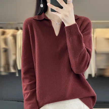Merino wollen damestrui | Warm en stijlvol | Hoogwaardige kwaliteit | Elegant kraagje | Tijdloos design | Comfortabel en veelzijdig | Ideaal voor dagelijks en avondgebruik | Machinewasbaar | Perfecte aanvulling op elke garderobe