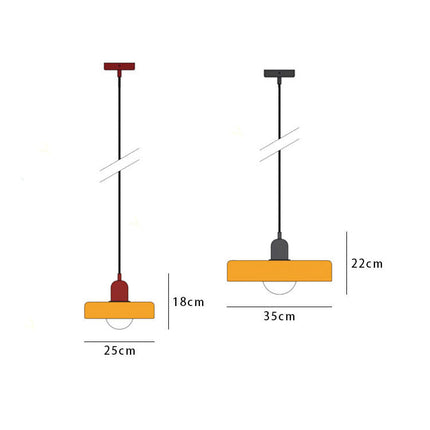 Bauhaus Design Hanglamp | Gekleurd Glas | Modern Interieur | Energiezuinig | Kies Jouw Ruimte | Eyecatcher Verlichting