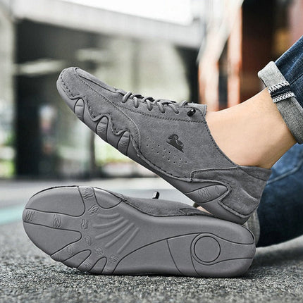 UltraFlex Leer Barefoot Schoenen | Unisex Waterdicht | Antislip Rubberzool | Comfortabele Natuurlijke Beweging | Gezonde Voeten | Duurzaam Flexibel Ontwerp | Voor Wandelen Regen Ijzige Paden | Uitstekende Grip | Voorkomt Voetproblemen