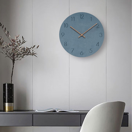 Wandklok Stijlvol Design | Modern en Minimalistisch | Geruisloze Werking | Geschikt voor Woonkamer Slaapkamer Kantoor | Interieur Decoratie Klokken | Strak Ontwerp | Frisse Uitstraling | Eenvoudige Cijfers | Multifunctioneel