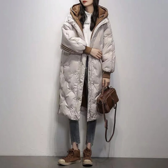 Ivy Warm Lange Gevoerde Winterjas Dames | Regular Fit | Tijdloze Elegantie | Luxe & Multifunctioneel | Belle Couture