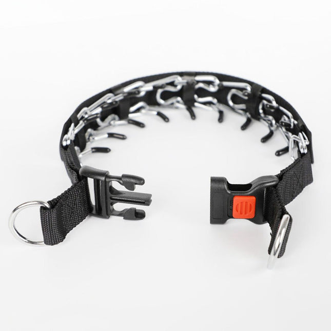 PawGuard | Duurzame en verstelbare hondenhalsband | Comfortabel en veilig | Ultiem aanpak voor hondentraining | Geschikt voor alle hondenmaten | Nylon met verchroomde pincher en snelsluiting | Ideaal voor gedragscorrectie en comfort