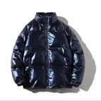 Opstaande kraag Blauw
