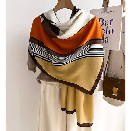 Luxe Dames Winter Pashmina | Zachte Wollen Katoenmix Sjaal 66x178cm | Stijlvolle Accessoire | Geschikt als Hoofddeksel of Hijab