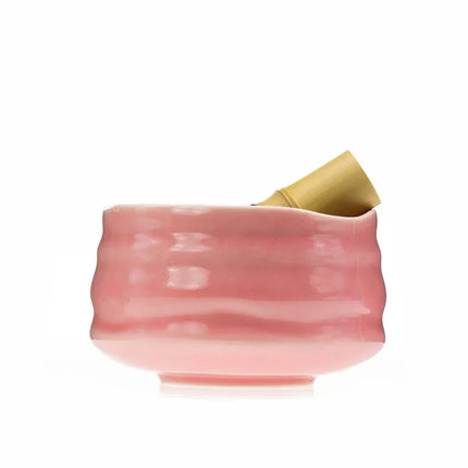 Japanse Theeceremonie Set | Matcha Bereiden | Bamboe Klopper Chasen | Keramische Kom Chawan | Houten Schep Chashaku | Ideaal Cadeau