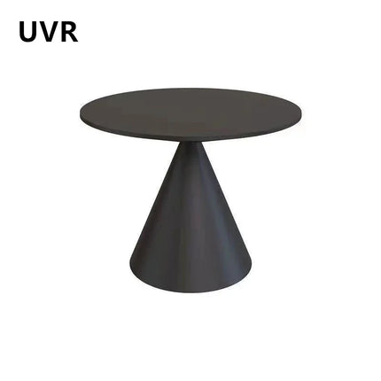 UVR Woonkamer Kleine Salontafel Slaapkamer Balkon Hoektafel Home Hotel Sofa Salontafel Modern Eenvoudige Ronde Tafel Meubels | Ronde Salontafel Modern Design Kunststof Woonkamer Balkon Slaapkamer Zwart-Wit