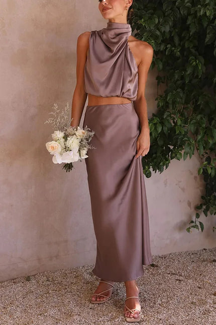 Elegante Jurk Dames | Chique Feestjurk | Party Dress Vrouw | Flatterende Club Outfit | Hoogwaardige Stoffen | Seizoen Must-Have | Stijlvolle Jurken | Aantrekkelijke Vrouwelijke Look | Genina Uniek Ontwerp