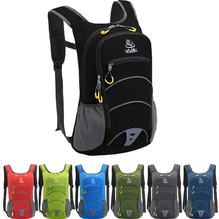 Unisex Outdoor Rugzak 20L | Waterdicht & Lichtgewicht | Voor Wandelen, Fietsen & Kamperen | Met Meerdere Compartimenten & Reflectie