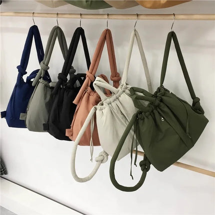 Emilia Puffer Handtas Dames | Uniek Design Schoudertas | Praktische Indeling | Hoogwaardig Materiaal | Elegant Dagelijks | 30x40x14 cm | Rits Sluiting | Meerdere Vakken | Comfortabele Handgrepen | Verstelbare Schouderband