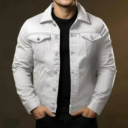 Heren Denim Jack | 100% Katoen | Trendy & Comfortabel | Knoopsluiting & Borstzakken | Casual Streetwear | Duurzame Stof