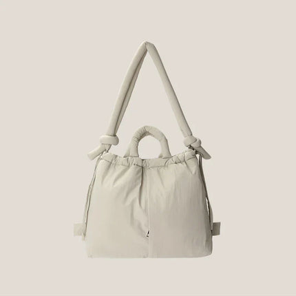 Emilia Puffer Handtas Dames | Uniek Design Schoudertas | Praktische Indeling | Hoogwaardig Materiaal | Elegant Dagelijks | 30x40x14 cm | Rits Sluiting | Meerdere Vakken | Comfortabele Handgrepen | Verstelbare Schouderband