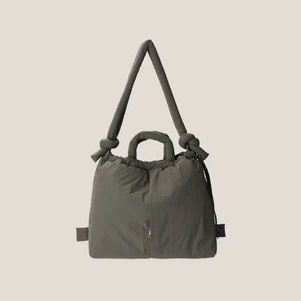 Emilia Puffer Handtas Dames | Uniek Design Schoudertas | Praktische Indeling | Hoogwaardig Materiaal | Elegant Dagelijks | 30x40x14 cm | Rits Sluiting | Meerdere Vakken | Comfortabele Handgrepen | Verstelbare Schouderband