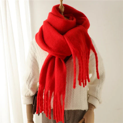 Velucci Dames Sjaal | Winter Herfst Lente | Luxe Zachte Cashmere-imitatie | Chique Kleurrijk | 240x38cm | Stijlvolle Accessoire