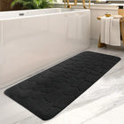 AquaGuard Badmat | Extra Groot Absorberend Vloerkleed | Antislip Veiligheid Polyester | Zacht Comfortabel Badkamerdesign | Lang Breed Formaat | Droogt Snel | Stijlvolle Elegante Look | Geschikt voor Langs Badkuipen en Wastafels