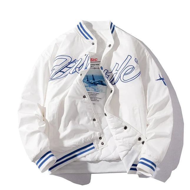 Vintage Varsity Jack Unisex | Hip-Hop Streetwear | Retro Stijl | Warme Herfst- en Winterjas | Hooded Comfort | Duurzaam