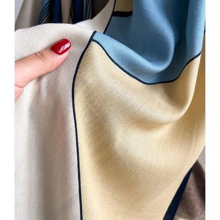 Luxe Dames Winter Pashmina | Zachte Wollen Katoenmix Sjaal 66x178cm | Stijlvolle Accessoire | Geschikt als Hoofddeksel of Hijab