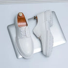 VanBeren Heren Schoenen | Oxford Stijl Luxe | Leren Business Schoenen | Formeel & Elegant | Microfiber PU-Voering | Rubberen Zool | Vetersluiting | Tijdloos Design | Voor Lente & Herfst