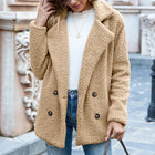 Theresa Mode Teddyjack Dames | Kort Fluffy Jas Katoen | Bruin, Zwart, Blauw, Olijfgroen | Knus Warm Trendy Design | Herfst/Winterjas | Ideaal Voor Casual Jeans & Jurken | Comfortabele Pasvorm | Berkenbosch