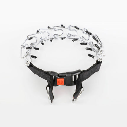 PawGuard | Duurzame en verstelbare hondenhalsband | Comfortabel en veilig | Ultiem aanpak voor hondentraining | Geschikt voor alle hondenmaten | Nylon met verchroomde pincher en snelsluiting | Ideaal voor gedragscorrectie en comfort