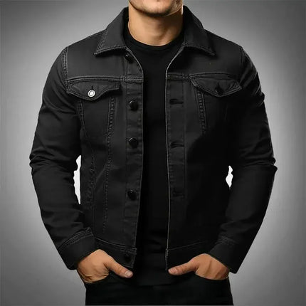 Heren Denim Jack | 100% Katoen | Trendy & Comfortabel | Knoopsluiting & Borstzakken | Casual Streetwear | Duurzame Stof