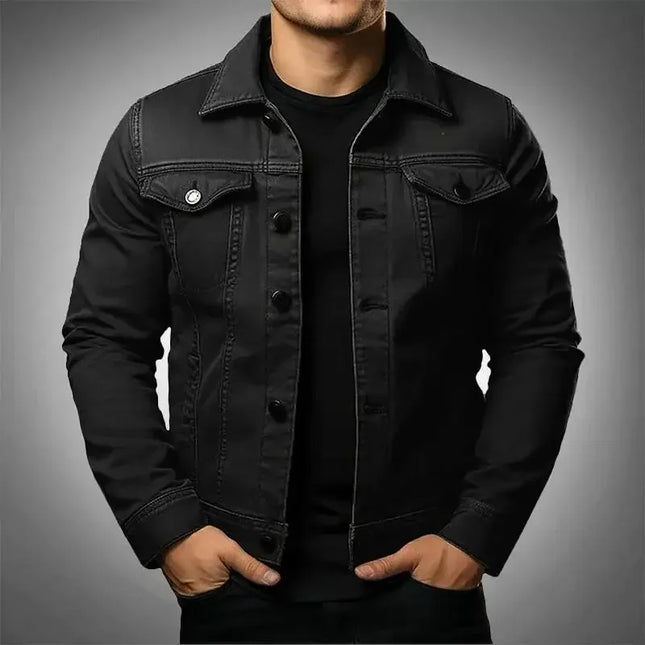 Heren Denim Jack | 100% Katoen | Trendy & Comfortabel | Knoopsluiting & Borstzakken | Casual Streetwear | Duurzame Stof