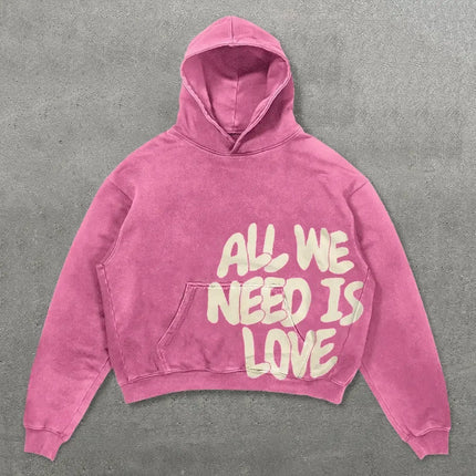 Y2K Oversized Hoodie | Unisex | Comfortabel Boxy Pasvorm | Zachte Duurzame Materialen | Tijdloze Casual Stijl | Uniek Abstract Design