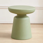 Theetafel UVR | Moderne Ronde Bijzettafel Living Room | Kleine Balkon Tafel | Minimalistisch Design |  Zwart Kunststof Tafel UVR