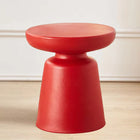 Theetafel UVR | Moderne Ronde Bijzettafel Living Room | Kleine Balkon Tafel | Minimalistisch Design |  Zwart Kunststof Tafel UVR