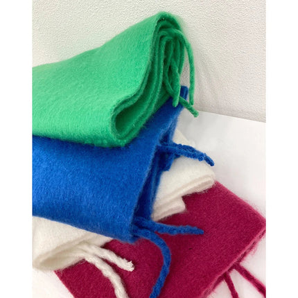 Dikke Kasjmier Sjaal Franje | Luxe Pashmina Winteraccessoire | Ultieme Warmte | Trendy Effen Design | ChicWool | Stijlvol & Comfortabel