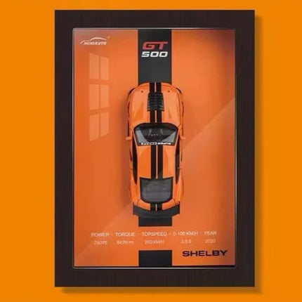 3D Die Cast Auto Model | Elegante Autolijst Decoratie | Wandkunst voor Woonkamer & Kantoor | Perfect Cadeau voor Autoliefhebbers | Hoogwaardige Kunst Collectie | Muurdecoratie Auto Thema