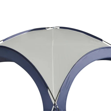 3,5 x 3,5 x 2,3 meter tuin kampeertent, blauw feesttent, zon en weerbestendig, glasvezel, melkachtig witte polyestervezel | Blauw Polyester Partytent 3,5m Weerbestendig Glasvezel Kader 4-persoons Kapel