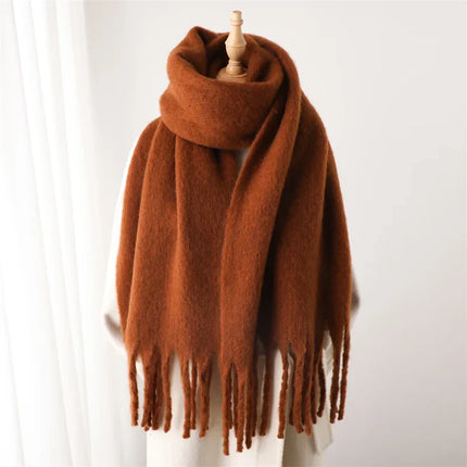 Velucci Dames Sjaal | Winter Herfst Lente | Luxe Zachte Cashmere-imitatie | Chique Kleurrijk | 240x38cm | Stijlvolle Accessoire