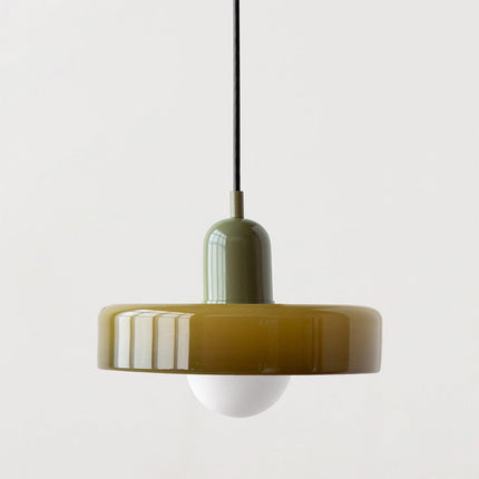 Bauhaus Design Hanglamp | Gekleurd Glas | Modern Interieur | Energiezuinig | Kies Jouw Ruimte | Eyecatcher Verlichting