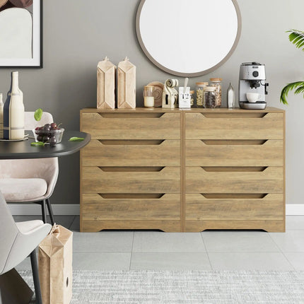 Dressoir, 4 Laden Kast, Multifunctionele Garderobe Grote Opslag, Woonkamer, Hal, Slaapkamer, 69x39x82cm | Dressoir met 4 Laden | Opbergruimte Slaapkamer | Modern Design | Milieuvriendelijk Spaanplaat