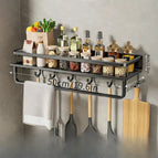 zwart 50cm Haakstang