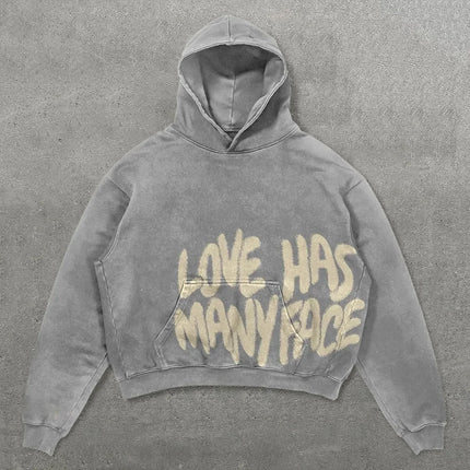 Y2K Oversized Hoodie | Unisex | Comfortabel Boxy Pasvorm | Zachte Duurzame Materialen | Tijdloze Casual Stijl | Uniek Abstract Design