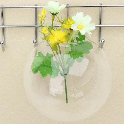 Zwevende Glazen Decoratievaas | Hydrologische Plantenhouder | Modern Interieur Accessoire | Hangend Design | Hoogwaardig Glas | Voor Binnengebruik | Geschikt voor Bloemen en Planten | Uniek Zwevend Effect | Eenvoudig Onderhoud | Stijlvolle Blikvanger