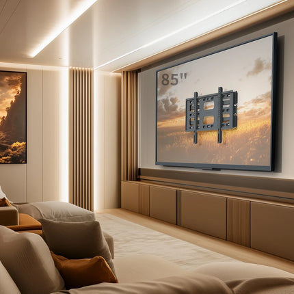 Volledig Beweegbare Articulerende TV Beugel  Wandhouder voor 40-85 Inch Draaibaar Links en Rechts | TV Beugel Muurbevestiging Volledig Beweegbaar 40-85 Inch | Met Draaifunctie | Geschikt voor Flatscreen | Zware Staalconstructie