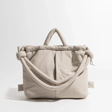 Emilia Puffer Handtas Dames | Uniek Design Schoudertas | Praktische Indeling | Hoogwaardig Materiaal | Elegant Dagelijks | 30x40x14 cm | Rits Sluiting | Meerdere Vakken | Comfortabele Handgrepen | Verstelbare Schouderband