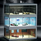 Interactieve Garage | Luxe Display voor Speelgoedauto's | LED-Verlichting | Creatieve Opslagoplossing voor Miniaturen | Inclusief USB Kabel | Duurzaam en Kindvriendelijk | Perfect Cadeau voor Autoverzamelaars | GaragePro™