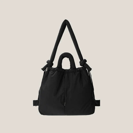 Emilia Puffer Handtas Dames | Uniek Design Schoudertas | Praktische Indeling | Hoogwaardig Materiaal | Elegant Dagelijks | 30x40x14 cm | Rits Sluiting | Meerdere Vakken | Comfortabele Handgrepen | Verstelbare Schouderband
