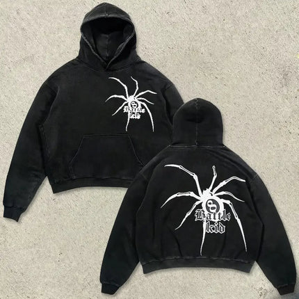 Y2K Oversized Hoodie | Unisex | Comfortabel Boxy Pasvorm | Zachte Duurzame Materialen | Tijdloze Casual Stijl | Uniek Abstract Design