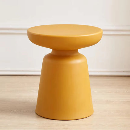 Theetafel UVR | Moderne Ronde Bijzettafel Living Room | Kleine Balkon Tafel | Minimalistisch Design |  Zwart Kunststof Tafel UVR