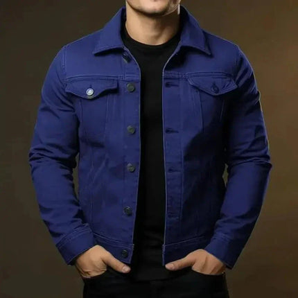 Heren Denim Jack | 100% Katoen | Trendy & Comfortabel | Knoopsluiting & Borstzakken | Casual Streetwear | Duurzame Stof