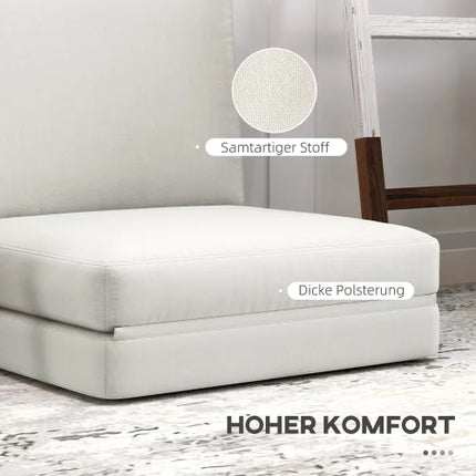 Velvet top opvouwbare slaapbank | Velvet Opvouwbare Slaapbank Modern | Luxe Comfortabele Zitbank | Fluweelstof 29 cm Kussens | Praktisch Draagbaar Ontwerp | Ruimtebesparende Bank | Living Room Bank Huidige Stijl