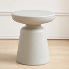 Theetafel UVR | Moderne Ronde Bijzettafel Living Room | Kleine Balkon Tafel | Minimalistisch Design |  Zwart Kunststof Tafel UVR