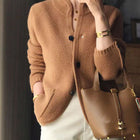 Dames Vest Eline | Stijlvol Zacht Warm | Elegante Tijdloze Pasvorm | Voor Werk en Weekend | Verkrijgbaar in Diverse Kleuren