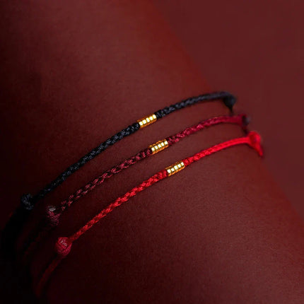 Handgemaakte Tibetaanse Spirituele Energie Armband | Verstelbare Pasvorm | Persoonlijk Geluk en Welzijn | Hoge Kwaliteit